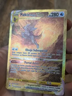 Origin Forme Palkia VSTAR GG67/GG70 Gold Crown Zenith Pokemon Card NM SPANISH - Image 2