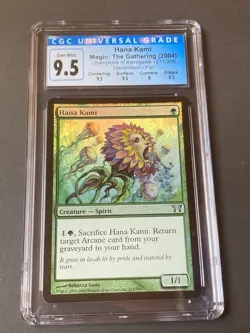 Magic The Gathering MTG Hana Kami Champions of Kamigawa Foil #211 CGC 9.5 - Image 2