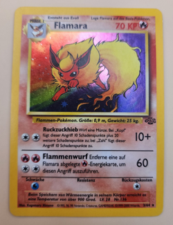 Flareon Holo German Flamara Pokemon Jungle 3/64 MP-LP - Image 3
