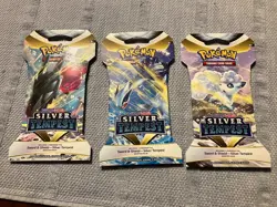 (3) [SEALED] Pokemon Silver Tempest Hanger Pack Sword & Shield lot of 3 packs - Image 2