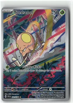 Toedscool, Pokemon SV01: Scarlet & Violet Base Set Illustration Rare, 201/198 - Image 1