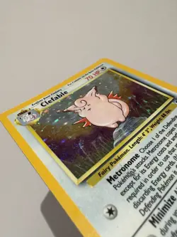 Pokemon TCG Clefable Jungle 1/64 Holo Unlimited Holo Rare LP/MP - Image 3