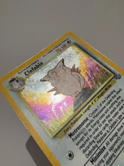 Pokemon TCG Clefable Jungle 1/64 Holo Unlimited Holo Rare LP/MP - Image 4