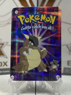Pokemon Rare Vintage Vending Machine Holo prism sticker Nintendo 2000 Kangaskhan - Image 2