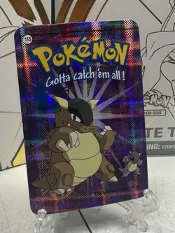 Pokemon Rare Vintage Vending Machine Holo prism sticker Nintendo 2000 Kangaskhan - Image 5