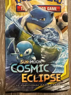 Pokemon TCG: Sun & Moon Cosmic Eclipse Booster Pack Tag Team New Sealed - Image 2