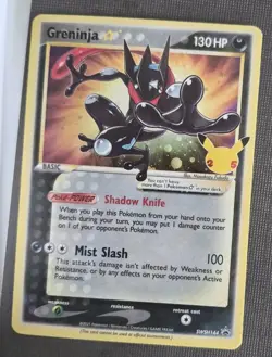 POKEMON CELEBRATIONS GRENINJA GOLD STAR PROMO SWSH144 TCG HOLO NM - Image 1