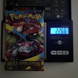 (VERY HEAVY) 22.66g Pokemon TCG Mega Evolution Booster Pack (SEALED)✅ - Image 1