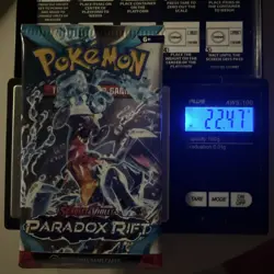 Heavy 22.47g Pokemon Sealed Paradox Rift Booster Pack - Image 1
