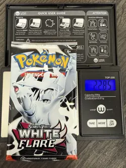 Heavy 22.85! Pokemon TCG SV10.5 White Flare Booster Pack Sealed! Demi-God Pack!U - Image 1