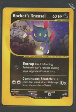 Rocket's Sneasel | Best of Game Promo 5 | Pokemon Karte EN EXC+ 2002 - Image 1