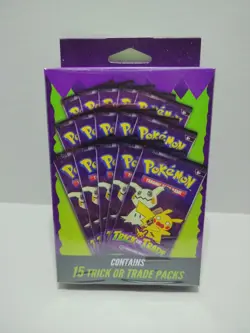 Pokemon Trick or Trade Booster Pack box - 15 Packs NEW Sealed Box - Image 1
