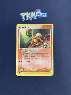 Pokemon TCG Growlithe Sandstorm 65/100 Regular LP. - Image 1