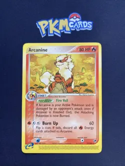 Pokemon TCG Arcanine Sandstorm 15/100 Regular LP. - Image 1