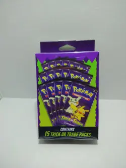 Pokemon Trick or Trade Booster Pack box 15 Packs 2025 Sealed Walgreens Exclusive - Image 1