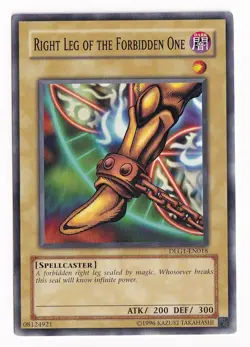 Right Leg of the Forbidden One DLG1-EN018 Dark Legends Unlimited - Image 1