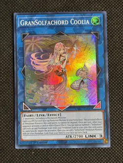 YuGiOh! - GranSolfachord Coolia CYAC-EN048 Super Rare 1st Edition Near Mint - Image 1