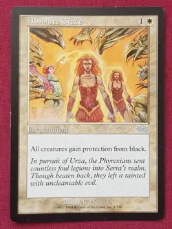 Magic The Gathering URZA'S SAGA ABSOLUTE GRACE white card MTG - Image 1