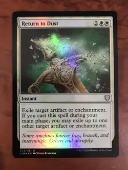 Return to Dust Foil MTG Magic the Gathering Card NM Mint Commander Legends CMR - Image 1