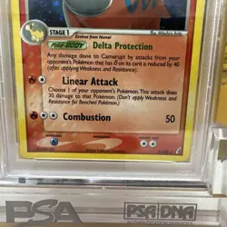 PSA 9 Camerupt Holo EX Crystal Guardians 3/100 Pokemon Card 2006 - Image 3