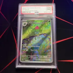 PSA 9 Ivysaur 167/165 MEW EN-151 Illustration Rare Pokemon Card - Image 1