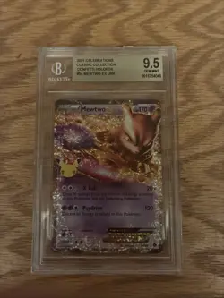 Pokemon Celebrations 54 Mewtwo EX BGS 9.5 Gem Mint Holo Ultra Rare Confetti card - Image 1