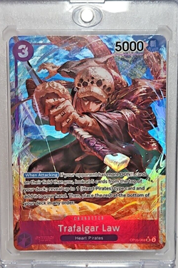 Trafalgar Law SR Alt Art OP05-069 One Piece Card Game: Awakening of the New Era - Image 1