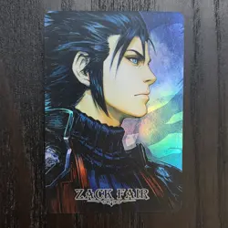 CARDDASS MASTERS Final Fantasy VII FF7 Crisis Core ZACK FAIR Holo Card D17 - Image 1