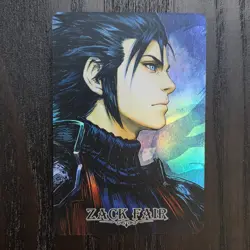 CARDDASS MASTERS Final Fantasy VII FF7 Crisis Core ZACK FAIR Holo Card D17 - Image 2