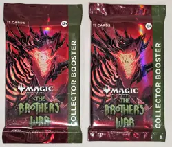 MTG The Brothers War, Two Collector Booster Packs, Factory Sealed - 15 Cards 195166151236 - Image 2