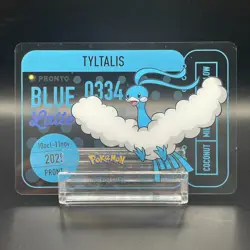 TYLTALIS Pokemon × PRONTO CAFE PROMO Clear Card Japan 2025 - Image 1