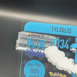 TYLTALIS Pokemon × PRONTO CAFE PROMO Clear Card Japan 2025 - Image 2