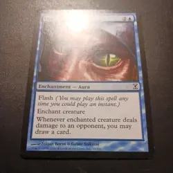 Mtg Ophidian Eye LP Time Spiral Magic the Gathering Blue Card - Image 2