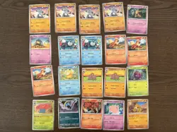 Pokemon TCG Card Lot Scarlet Violet 151 With 22 Holos - Image 3