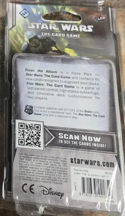 FFG Star Wars: The Card Game - Press the Attack Force Pack SEALED - Image 2