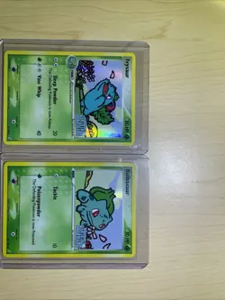 Bulbasaur 45/100 Crystal Guardians Holo Pokemon TCG Card And Ivysaur 34/100 - Image 4