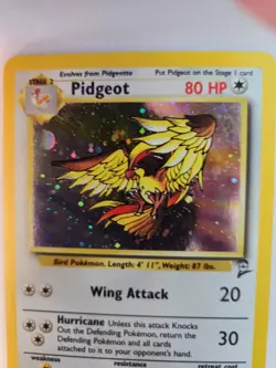Pidgeot Base Set 2 Holo Pokemon Card WOTC NM - Image 4
