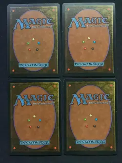 MTG Magic the Gathering x4 Lot Signed Cards Basic Land Island FBB Poole - Image 2