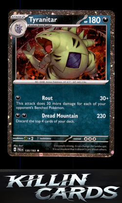 Tyranitar - 135/193 (Cosmo Foil) 135/193 Promo Miscellaneous Cards & Products NM - Image 1