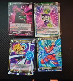 300+ Card Bulk Lot Dragon Ball Super Masters Common Uncommon NO DUPLICATES! - Image 1