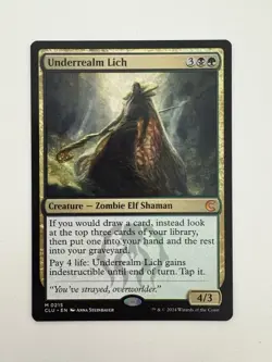 Underrealm Lich MTG Magic the Gathering Card NM Near Mint CLU - Image 1