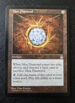 Mtg Mox Diamond Light Play - Image 1