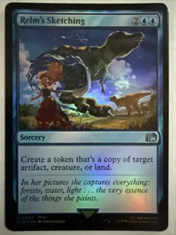 Relm's Sketching Magic The Gathering FINAL FANTASY #67 Uncommon,Foil - Image 1