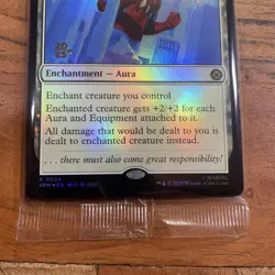 With Great Power . . . [Prerelease] R 0024, NM Foil Promo, MTG Spider-Man Marvel - Image 2