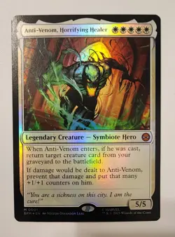 Mtg Spider-Man Anti-venom, Horrifying Healer NM Foil - Image 1