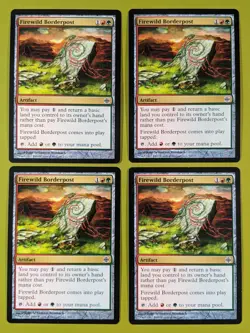 Firewild Borderpost x4 Alara Reborn 4x Playset Magic the Gathering MTG - Image 1