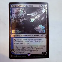 SLD Ashiok, Dream Render (Stained Glass) Secret Lair Drop Foil MTG NM - Image 1