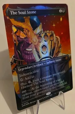 🔥🔥The Soul Stone🔥🔥 (Borderless) MTG Marvel's Spider-Man Foil - Image 2