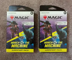 Magic The Gathering: March of the Machines Jumpstart Packs Sealed 2 Packs - Image 1