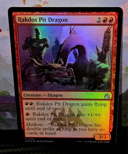 magic the gathering - FOIL!! - Rakdos Pit Dragon - Creature - Uncommon - Red - Image 1